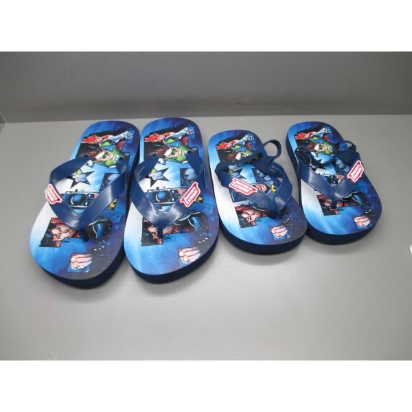 Custom Logo Kids Character Flip Flops Childrens Summer Sandals Eye Catching Appearances