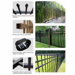 Safety Isolation Galvanized Steel Fence Non Fading Anti Aging From Vietnam
