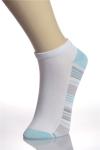 White Nylon Warm Running Socks , Organic Cotton Breathbale No Blister Running
