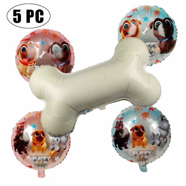 Dogs And Bone Foil Balloon Party Decorations , Kids Balloon Decoration For
