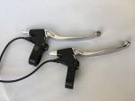 2 Years Warranty Electric Bike Spare Parts E Brake Levels Black / Silver