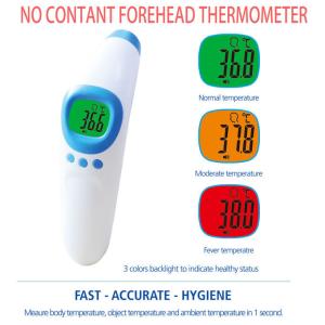 China IR Laser Infrared Homeuse Non Touch Baby Thermometer High Accuracy Battery Power Supply factory