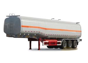 China 40 M³ Oil Tanker Low Bed Semi Trailer Diesel Aviation Kerosene Semi Lowboy factory