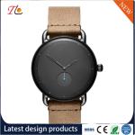 PU Leather Fashion Men Wrist Watch Quartz Watch PU Strap Circular Dial Fashion