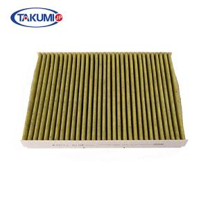 China VW Auto Cabin Filter Replacement Durable Paper Heat Welding 6200 Miles Warranty factory