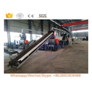 High Capacity Car Tyre Recycling Machinery , Automatic Waste Tire Shredding