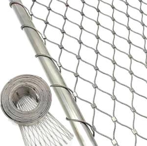 China X-Tend 316 Stainless Steel Cable Metal Rope Mesh For Zoo Protection factory
