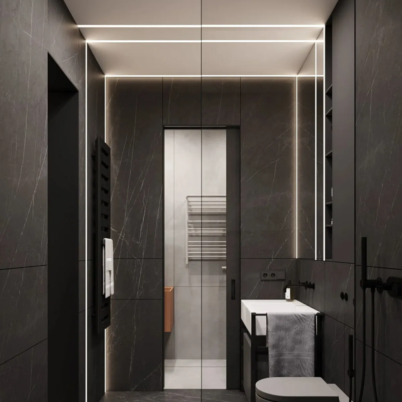 China Thin Small IP20 LED Aluminium Extrusion Profiles Heatsink Extrusion on sale