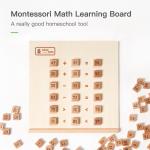 Montessori Educational Wooden Math Toy For Preschool Counting Number