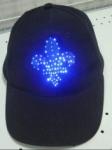 Adult Summer Gift Black Cotton Cap With Shining Led Cap light