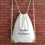 Heavy Duty Sports Backpacks Portable Non Woven Text Pattern Separate Bag