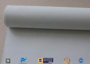 China 100cm Width Silicone Coated Fiberglass Fabric Polyurethane PU Coated Fiberglass Cloth factory