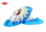 Disposable Waterproof Half Laminated CPE Shoe Cover 8g 8.5g