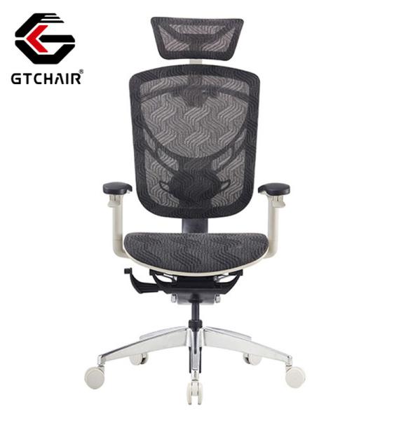 GTCHAIR IVINO X Swivel Office Lumbar Support Ergonomic Chairs Mesh Ergo Grey