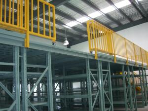 China Easy Installation Steel Multi Tier Mezzanine Rack For Warehouse Storage factory