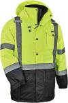 280GSM Polar Fleece High Visibility Safety Winter Jacket EN20471 EN1150