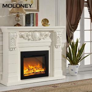 China 30inch Grille Remote Control Electric Fireplace TV Stand Heater MDF Style factory