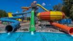 Water Equip Park Carnival Ride Swimming Pool Accessories Fiberglass Slide For