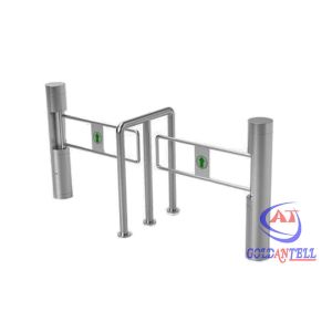 China TCP IP RS485 SUS304 Cylinder Speed Turnstile Gate on sale
