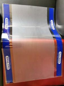 China Fog Proof Face Shield Material Double Sided Rigid PET Film Impact Resistant factory