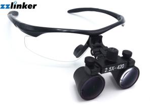 China Hygiene Adjustable Dental Loupes 3.5 Dental Headlamp included 0.85kg/pc Metal Package factory