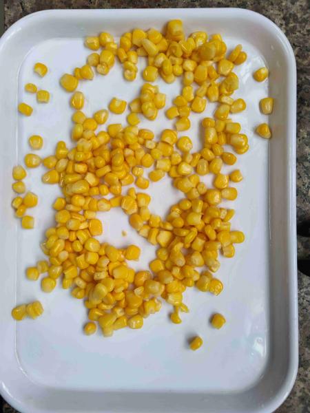 Drainwed Weight 1800 G Canned Sweet Corn with Normal Open Lid and Salt