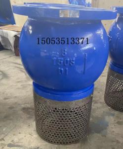 China ANSI Foot Valve with Flange Standard ANSI/BS/DIN/JIS and Corrosion-Resistant Paint or Epoxy Coating factory
