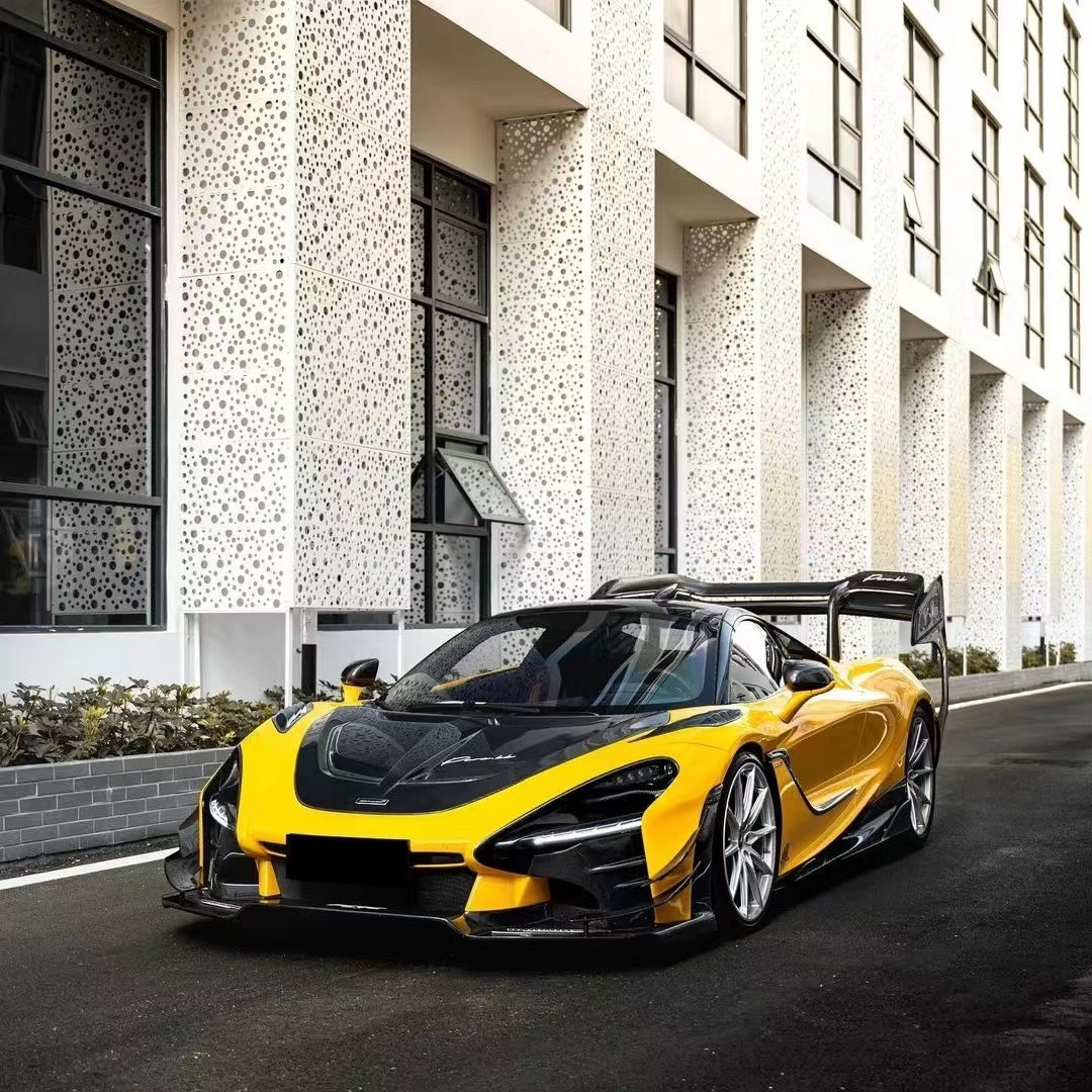 GTR Style 720s Wide Body Kit Mclaren Senna Body Kit Front Bumper Carbon Fiber