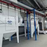 Non Standard Horizontal Powder Coating Line For Steel Substrates Weight 10000 KG
