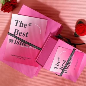 Customized Foldable Cardboard Box Birthday Rigid Empty Packaging Large Ritual