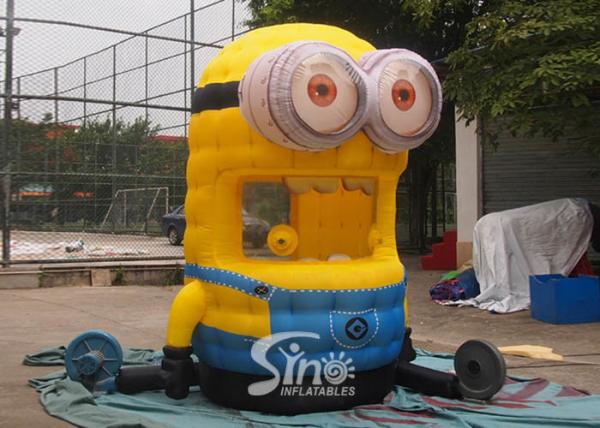 Outdoor Advertising Despicable Me Inflatable Money Machine Used For Inflatable