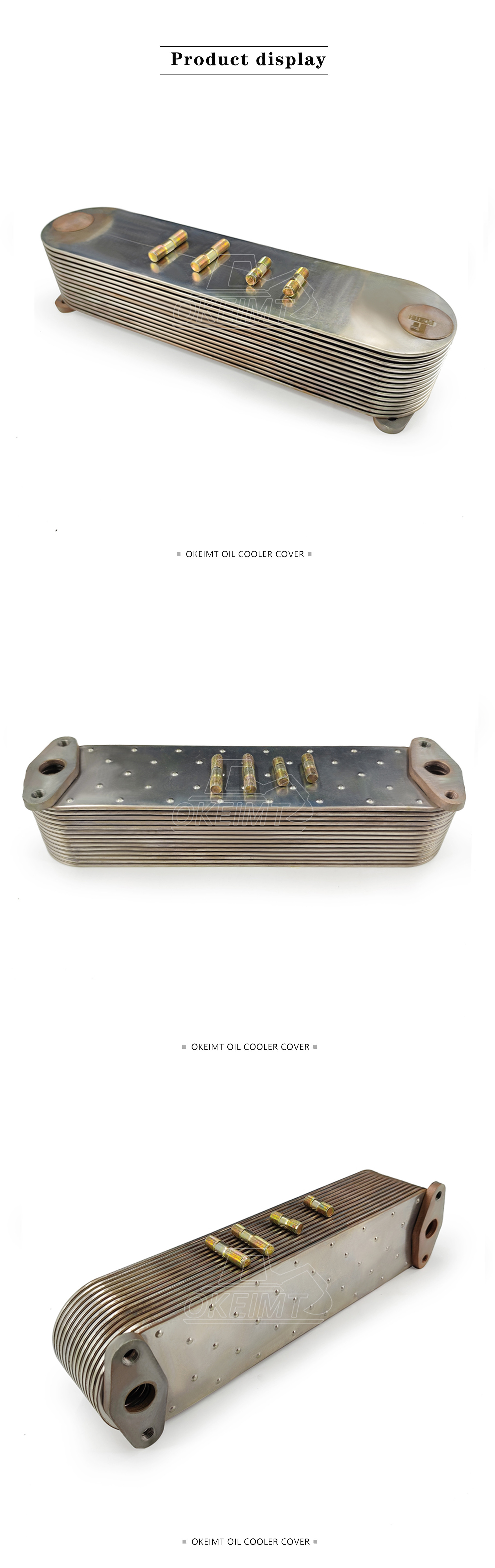 6261-61-2110 Engine Oil Cooler Core For Komasu PC700-8 PC650-8 6D140-14P