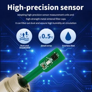 Temperature and Humidity Sensor High Temperature Resistant Pipe Transmitter