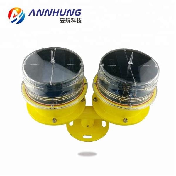 AH-LS/T Low-intensity L810 Double Solar Aviation Obstruction Light with