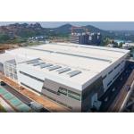 Glass Curtain Wall Modern Designed Metal Frame Showroom Shopping Mall