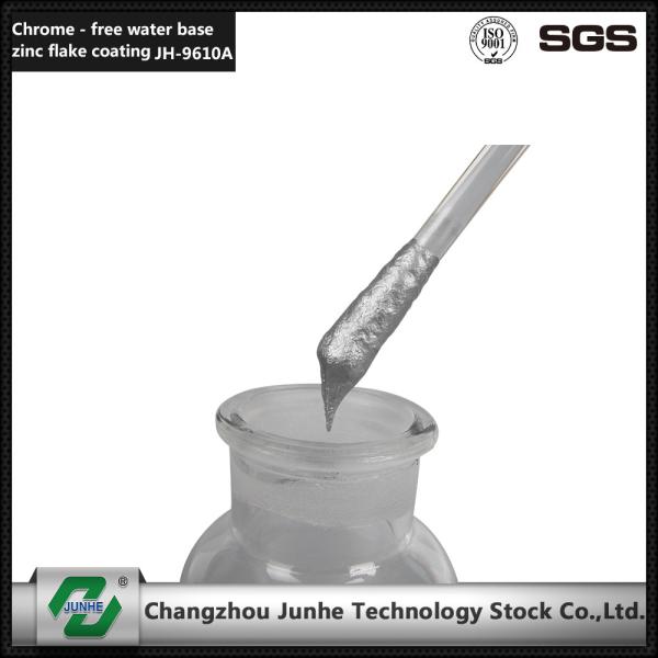 Baking Type Zinc Flake Coating Self Dry Silver Top Coat 2 Adhesion Increase