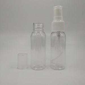 China High-capacity 100ml 120ml 150ml 200ml 250ml 500ml clear white amber blue PET plastic cosmetic packaging spray bottle factory