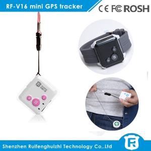 China Reachfar rf-v16 mini personal gps tracker kids with big sos panic button factory