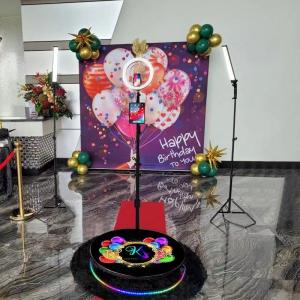 China Parties Auto 360 Photo Booth With Slow Motion Portable Video Spin Camera factory