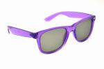 Rainbow Plastic Diffraction Glasses With Emerald Diffraction Film