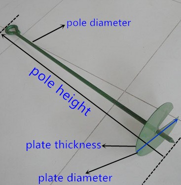 Welded Eyelet Ground Screw Earth Helix Anchor