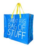 Portable 120gsm PP Woven Shopping Bags Full Zipper Matt Coated