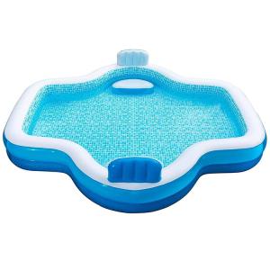 China Family Fun Guaranteed with AJUNION 10ft Inflatable Pool and 2 Air-cushioned Backrests factory
