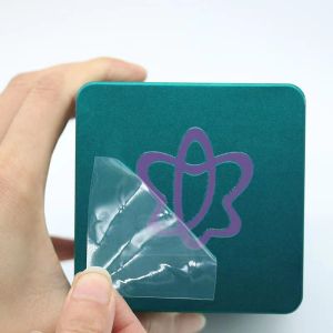 custom printing Waterproof Transfer Stickers Adhesive For Can Box