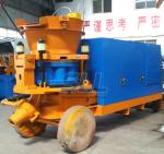 Diesel Engine Drive Dry Shotcrete Machine Four - Point Clamping Device