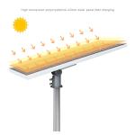 Kcd Solar Street Light 40w 60w 80w Aluminum Lithium Battery With Solar Charge