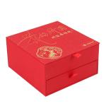 Fashion Design Luxury Soft Paper Rigid Cardboard Mooncake Packaging Box Custom