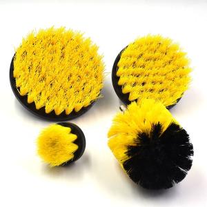 China SGS 3.5in Nylon Drill Brush Attachments Cleaning Kit Electric Brush Scrubber 250g factory