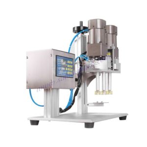 Semi Automatic Desktop Spray Pump Cap Screw Bottle Capping Machine