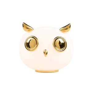 China Nordic Owl Ceramic Glass Table Lamp 230*210mm In Modern Style For Children's Room And Bedroom factory
